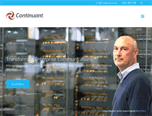 Tablet Screenshot of continuant.com